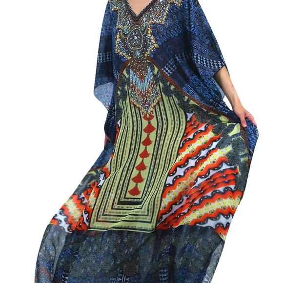 Aztec Kaftan for Sale upto 70% OFF Kaftan Dress - COF - Picture 5 of 5